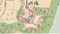 Historická mapa z roku 1840